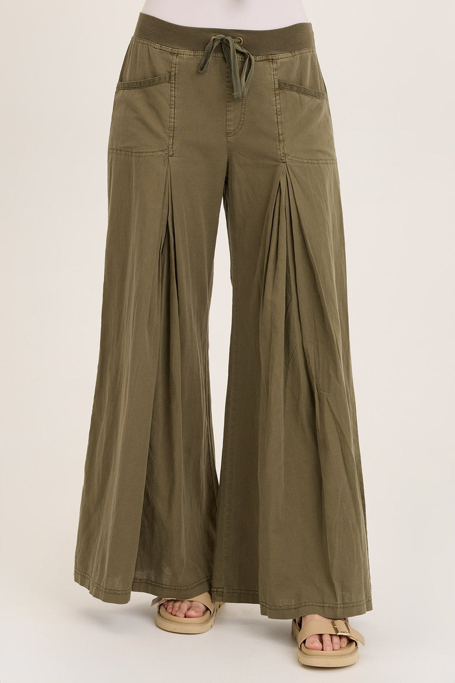 Zorba Linen Ultra Wide Leg Pant