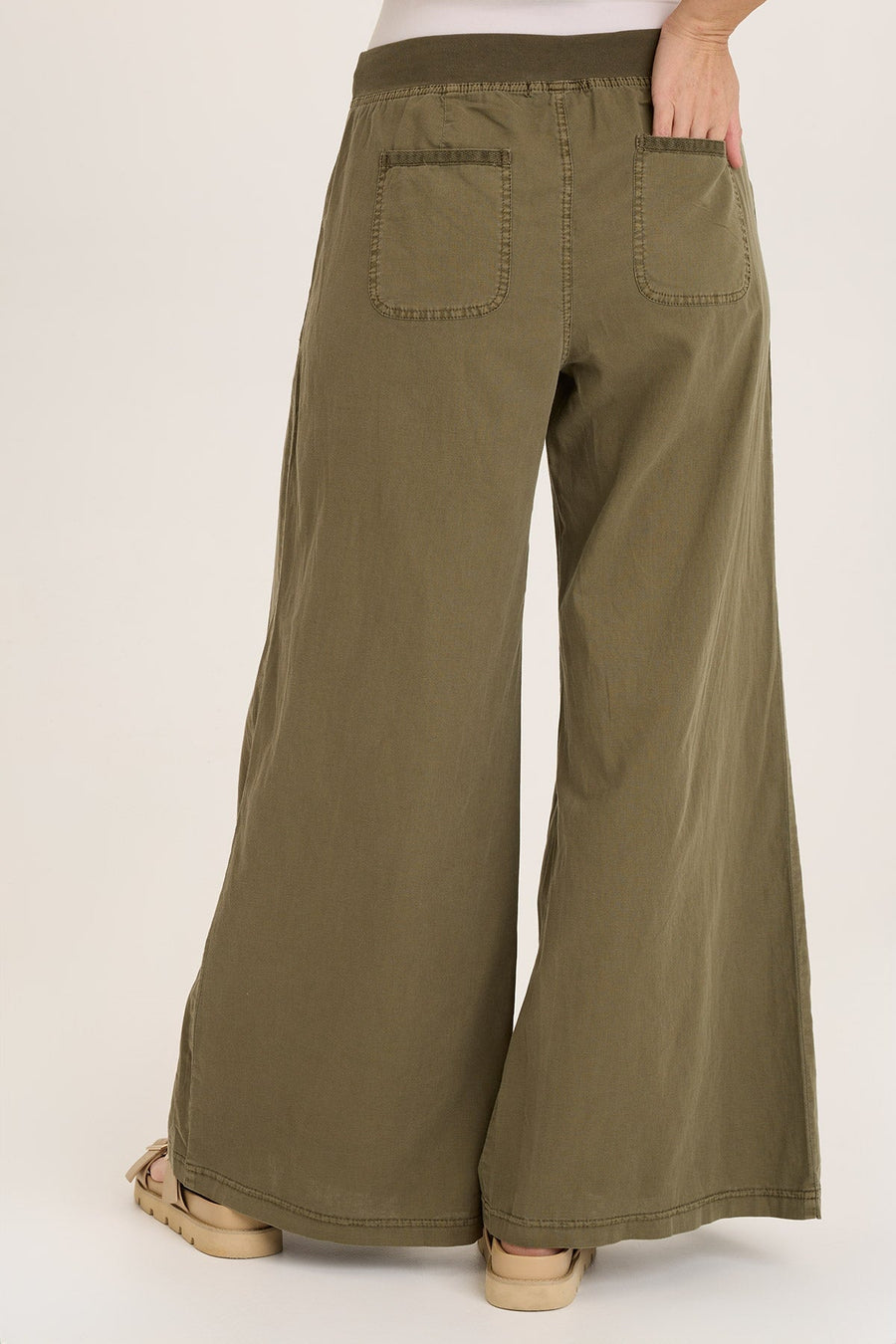 Zorba Linen Ultra Wide Leg Pant