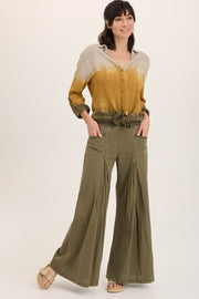 Zorba Linen Ultra Wide Leg Pant