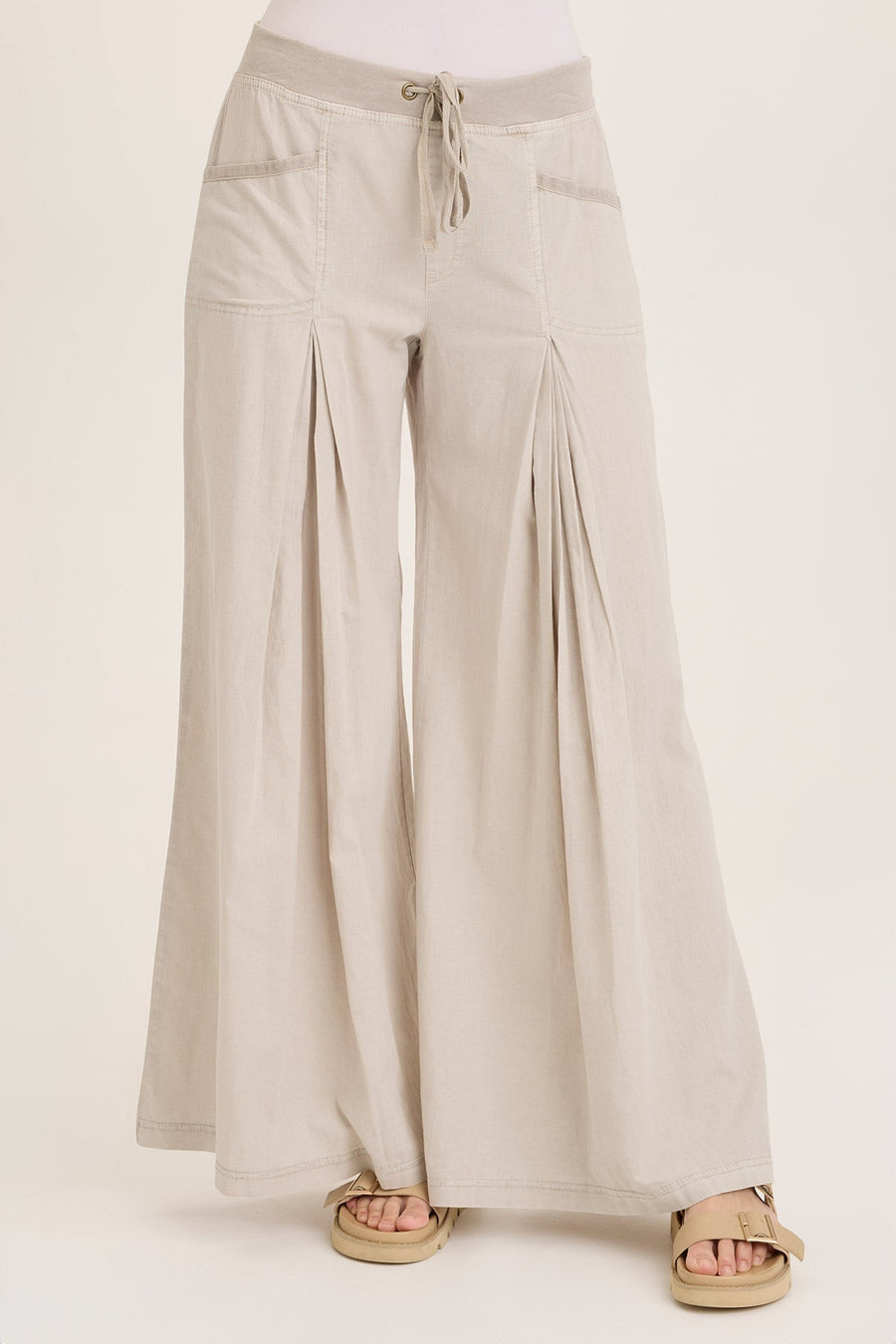 Zorba Linen Ultra Wide Leg Pant