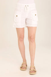 Felix Stretch Poplin Cargo Drawstring Short