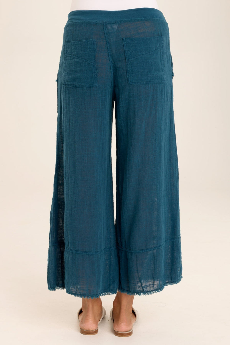 Ace Gauze Wide Leg Crop