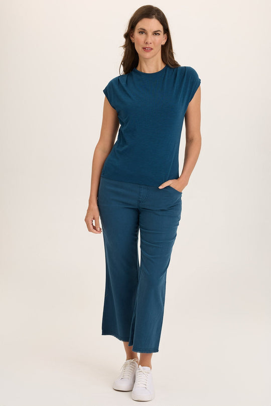 Lorilei Twill Flare Pull-On Pant