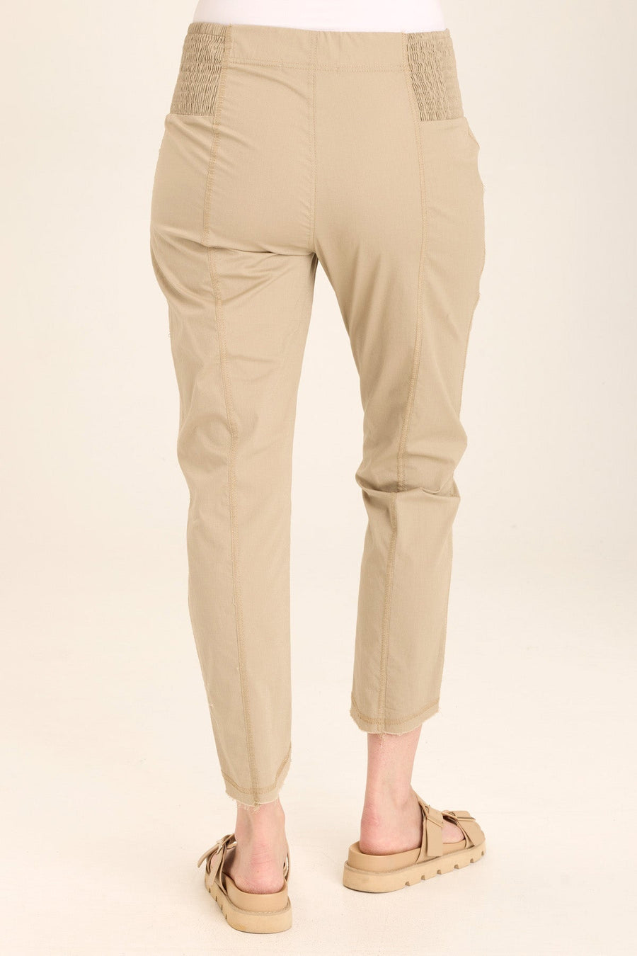 Acker Zipper Slim Crop