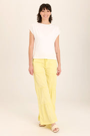 Terraced Wide Leg Pant