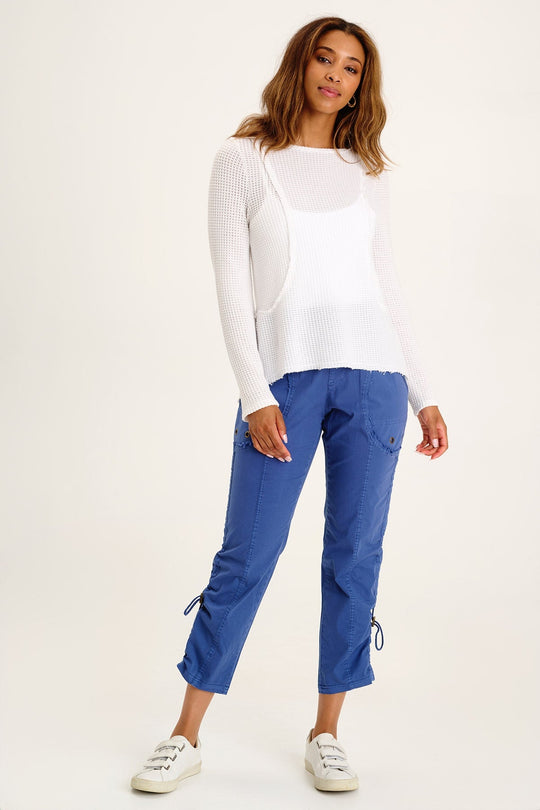 Otish Slim Poplin Crop