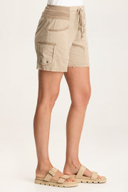 Erna Poplin Multi-Pocket Short