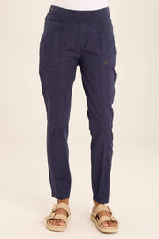 Dalia Slim Stretch Poplin Pant