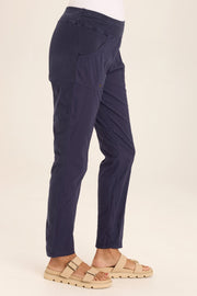 Dalia Slim Stretch Poplin Pant