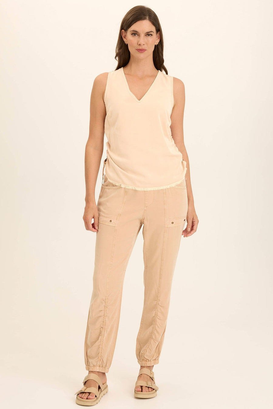 Squire Twill Banded Hem Casual Pant