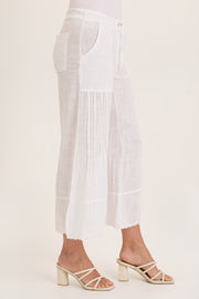 Ace Gauze Wide Leg Crop