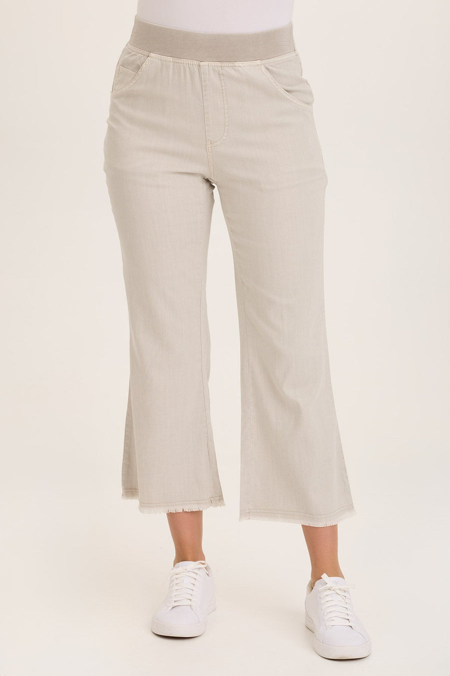 Lorilei Twill Flare Pull-On Pant