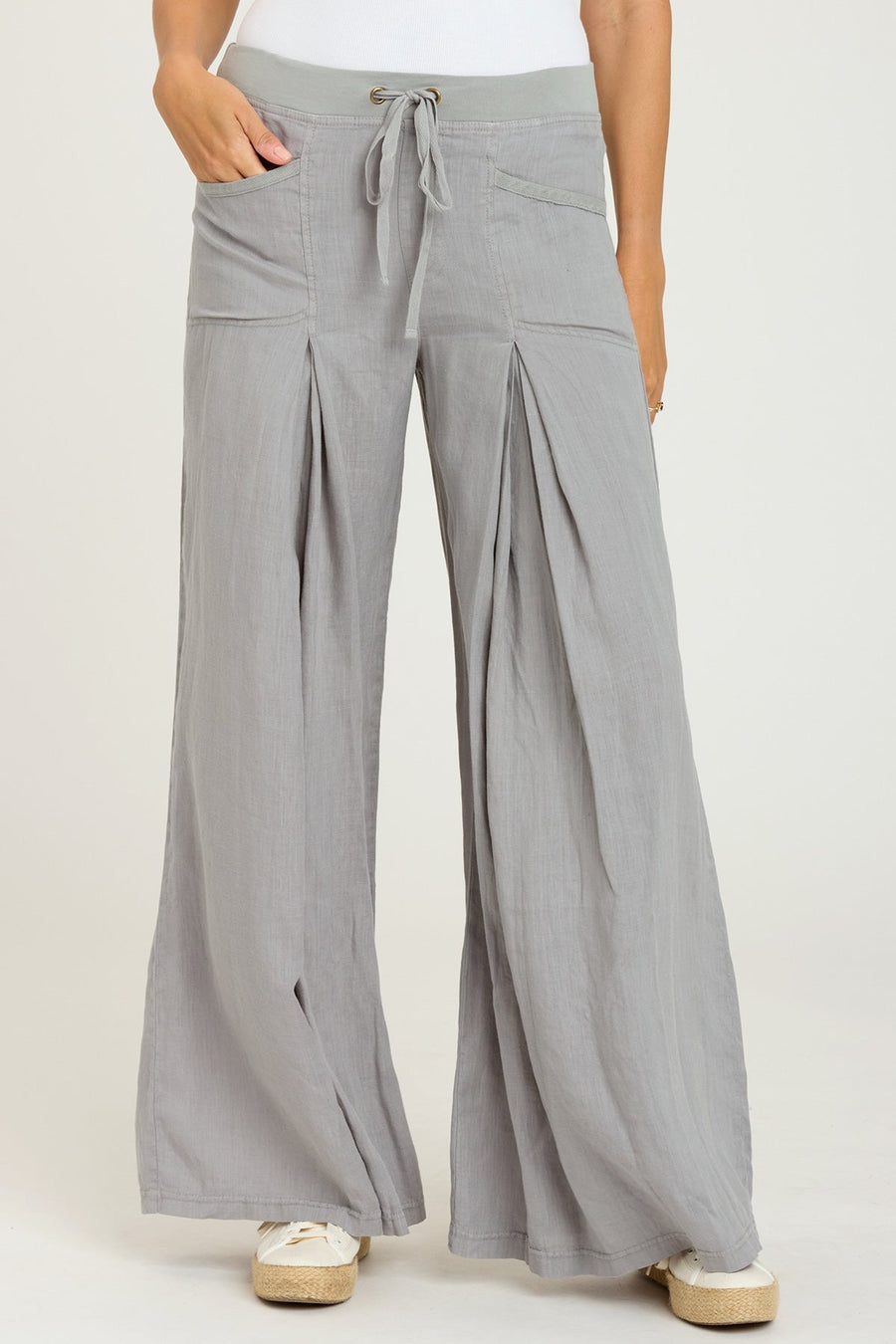 Zorba Linen Ultra Wide Leg Pant