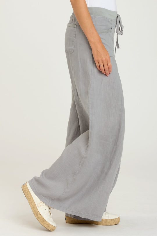Zorba Linen Ultra Wide Leg Pant