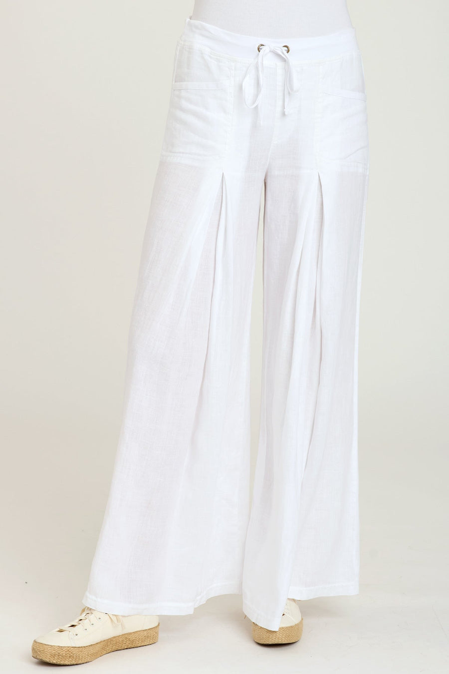 Zorba Linen Ultra Wide Leg Pant