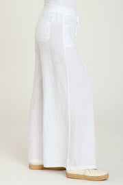 Zorba Linen Ultra Wide Leg Pant