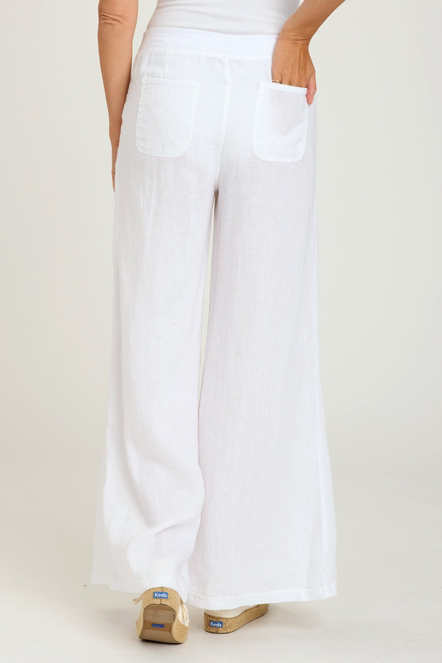 Zorba Linen Ultra Wide Leg Pant
