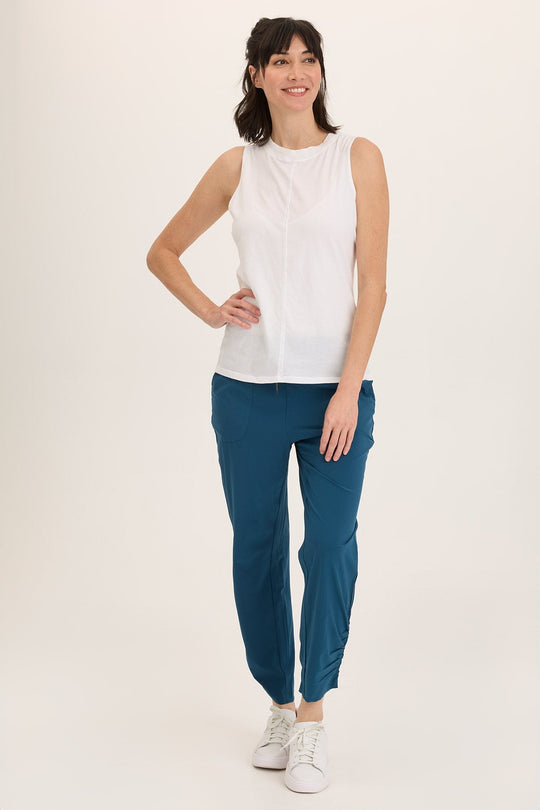 Lyan Active Whisper Stretch Ruched Crop Legging
