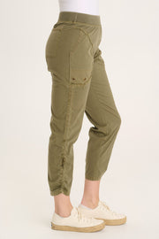 Otish Slim Poplin Crop