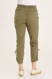 Otish Slim Poplin Crop