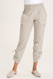 Otish Slim Poplin Crop