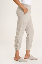 Otish Slim Poplin Crop