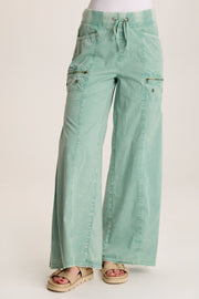Coline Poplin Wide Leg Pant