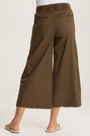Seaver Poplin Wide Leg Crop Pant