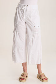 Seaver Poplin Wide Leg Crop Pant