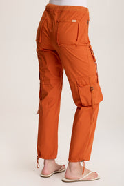 Jillit Poplin Cargo Jogger Crop Pant