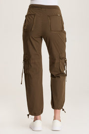 Jillit Poplin Cargo Jogger Crop Pant