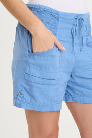 Rebel Linen Tabbed Short