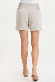 Rebel Linen Tabbed Short