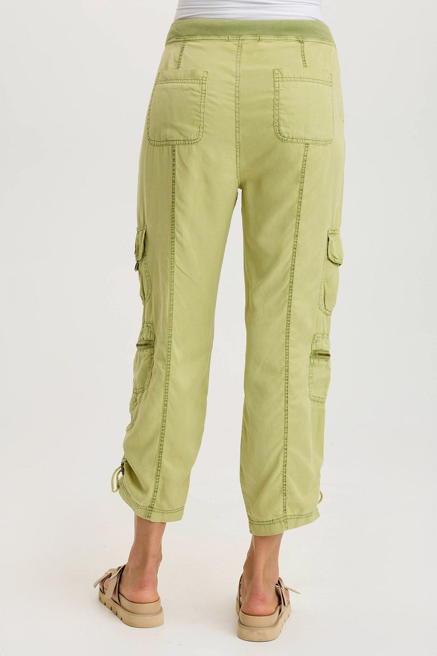 Selmy Twill Corded Cargo Crop Pant