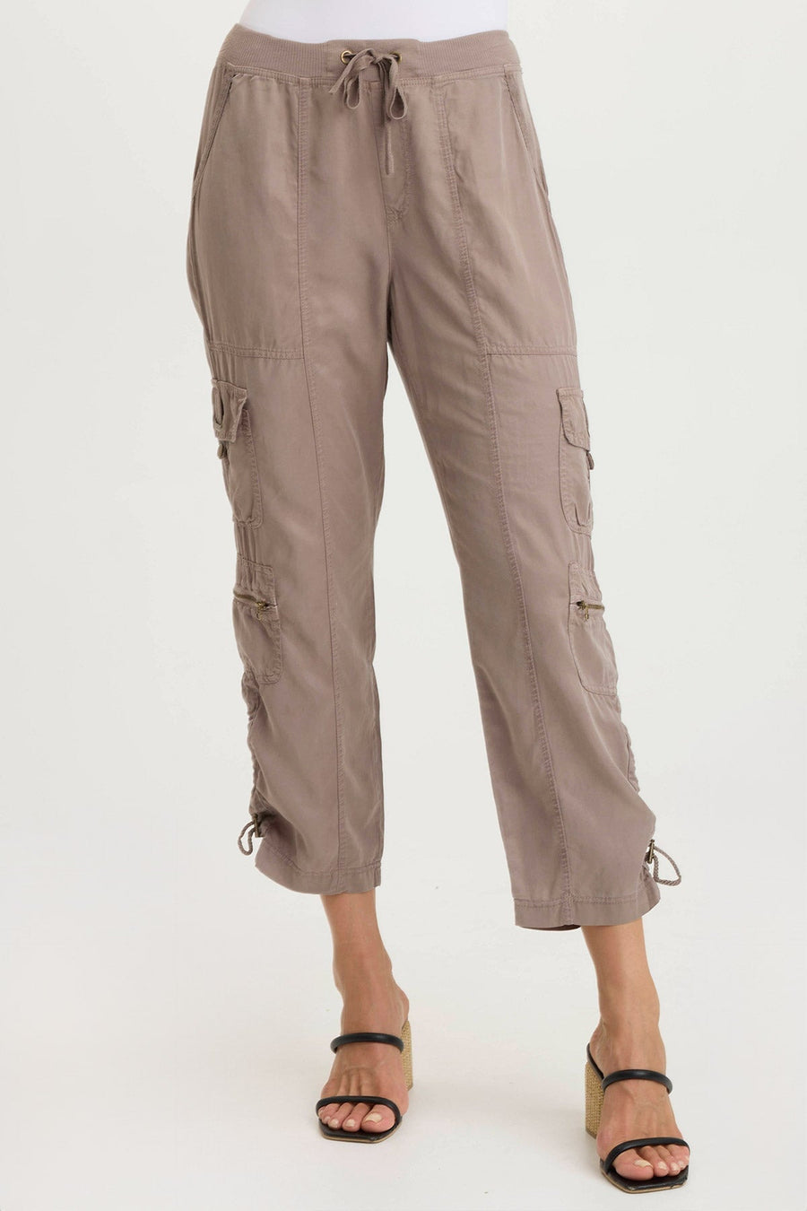 Selmy Twill Corded Cargo Crop Pant