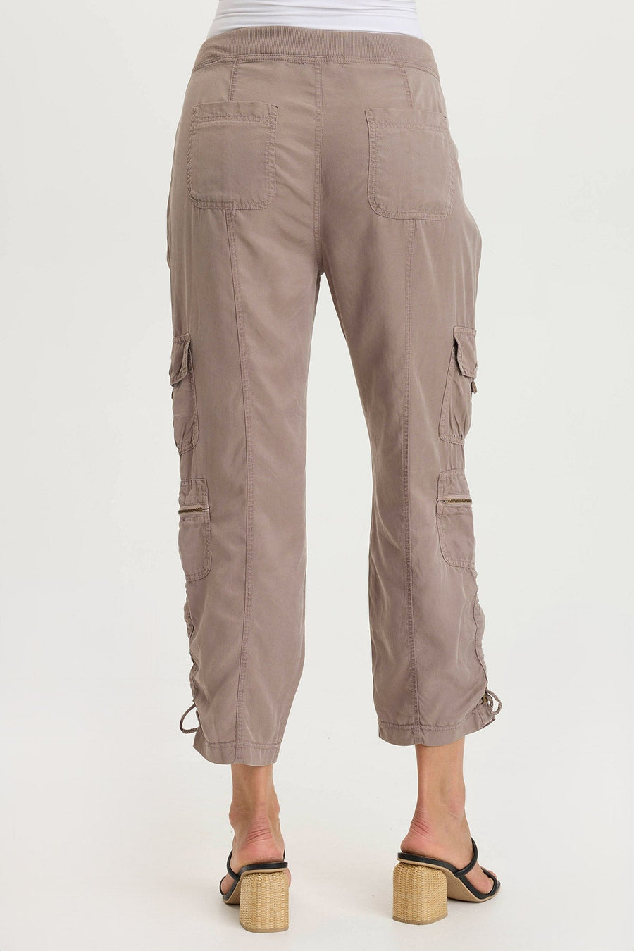 Selmy Twill Corded Cargo Crop Pant