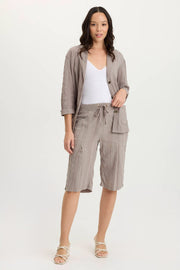 Osbert Textured Gauze Multi-Pocket Bermuda Short