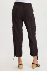 Ryle Textured Gauze Cargo Crop Pant
