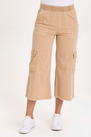 Femke Stretch Poplin Cargo Crop