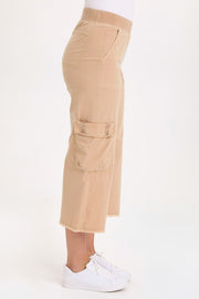 Femke Stretch Poplin Cargo Crop
