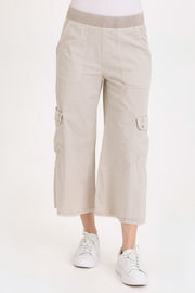 Femke Stretch Poplin Cargo Crop