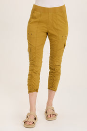 Tilton Stretch Poplin Ruched Skinny Pant