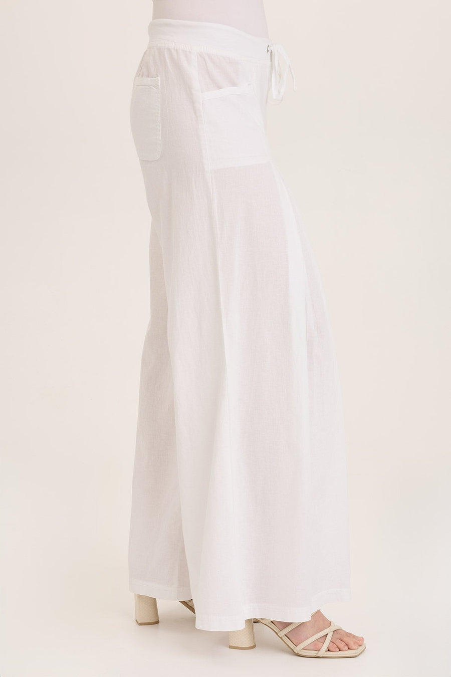 Zorba Cotton/Linen Ultra Wide Leg Pant