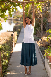 Paigene Gauze Tiered Skirt
