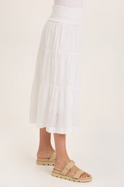 Paigene Gauze Tiered Skirt