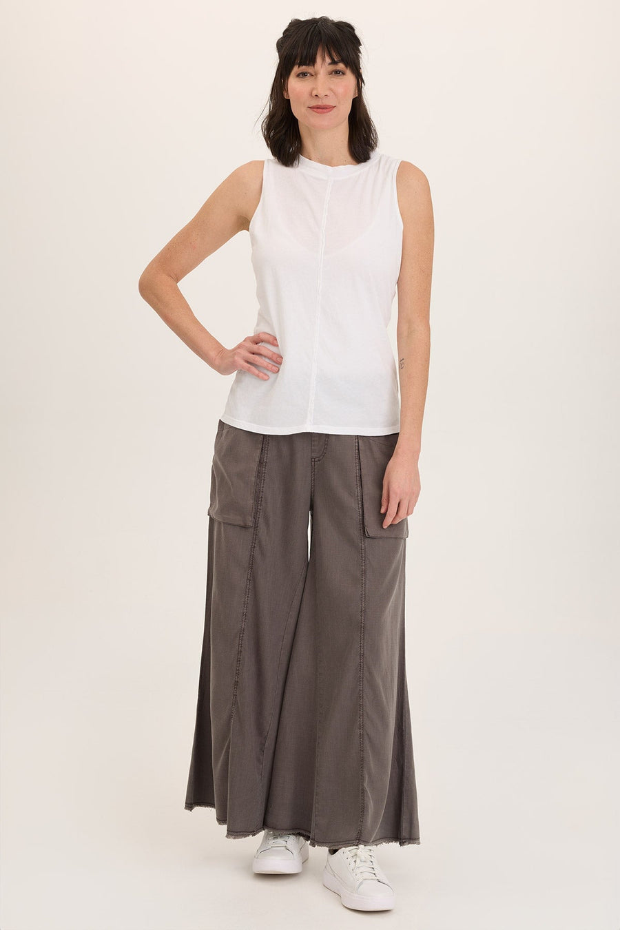 Desoto Ultra-Flare Wide Leg Pocket Trouser