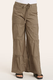 Terraced Wide Leg Pant
