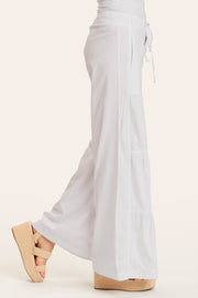 Terraced Wide Leg Pant