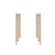 Crystal Tassel Earrings