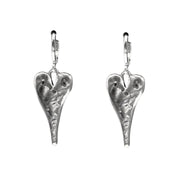 Dramatic Hearts Huggie Hoop Earrings